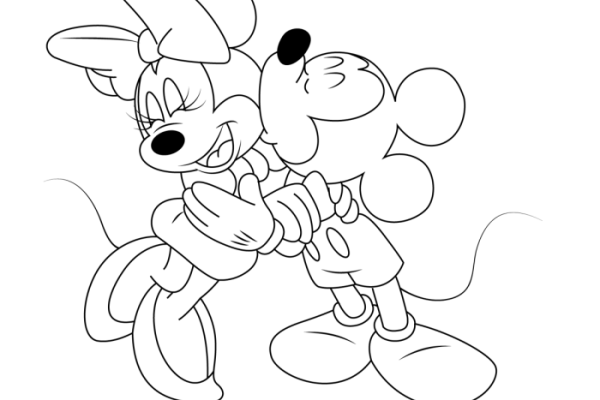 Minnie mouse coloring book