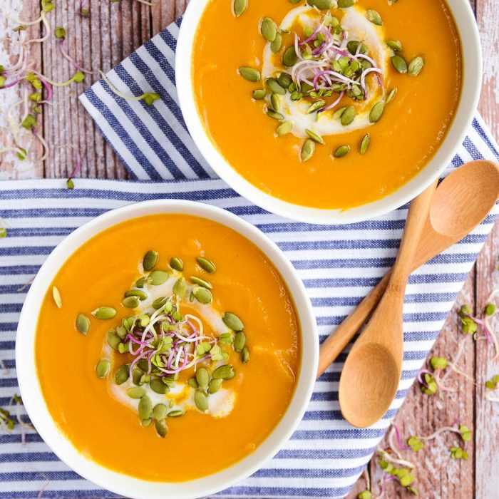 Butternut squash potato soup recipe