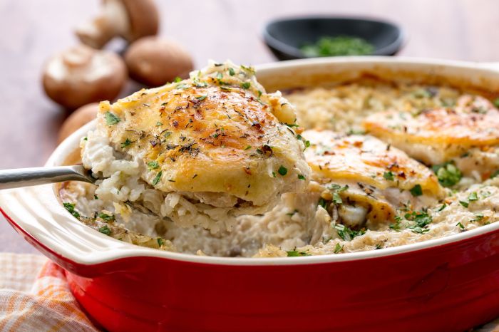 Chicken casserole recipes with rice and cream of chicken soup