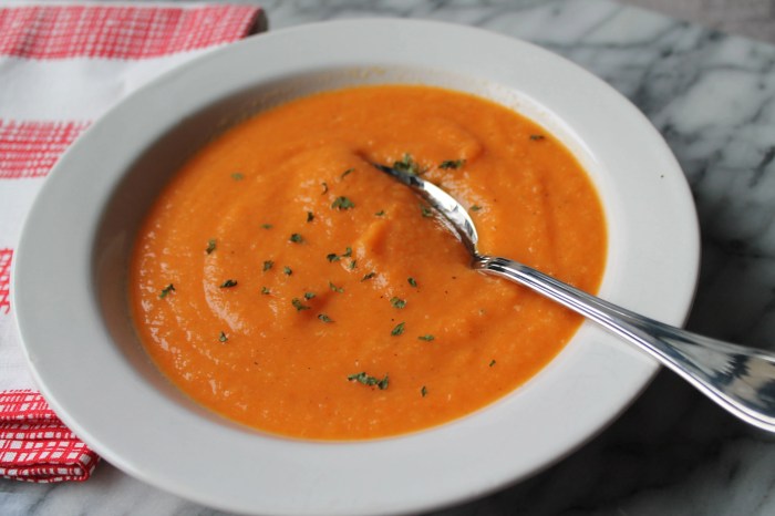 Carrot and parsnip soup recipe