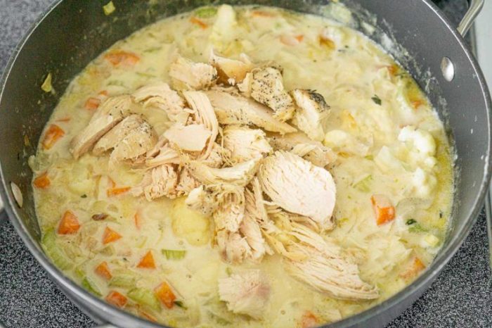 Chicken soup cauliflower recipe raw using if