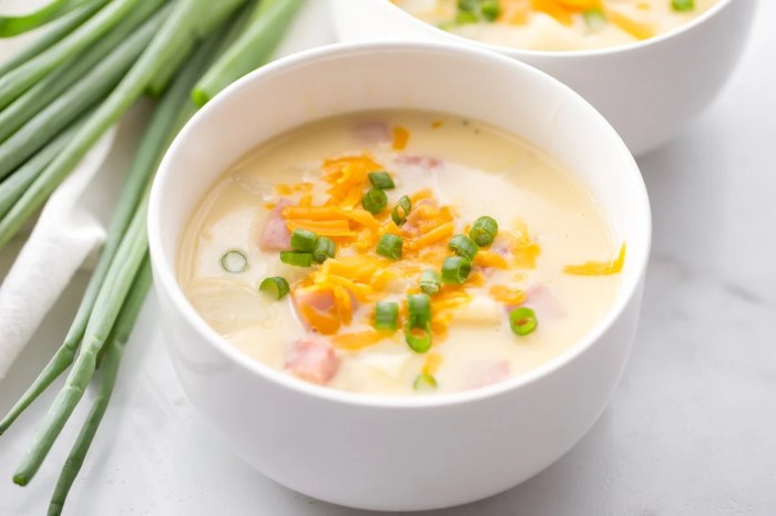 Cheesy ham and potato soup recipes