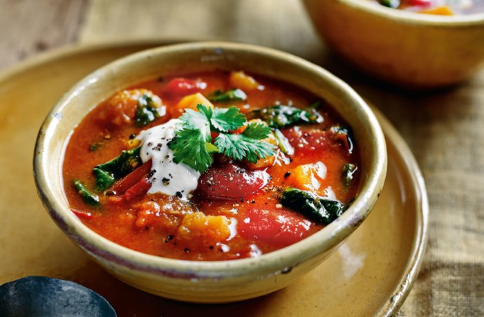 Butternut squash tomato soup recipe